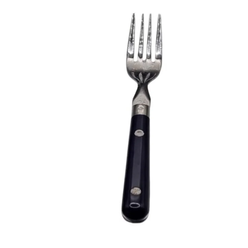 Washington Forge MARDI GRAS Colbalt Blue Stainless Flatware Single Salad Fork
